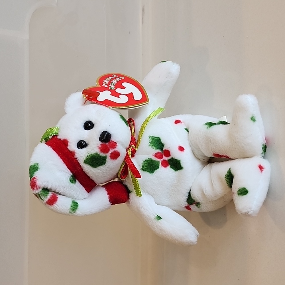 1998 Ty Holiday Teddy Stuffed Animal